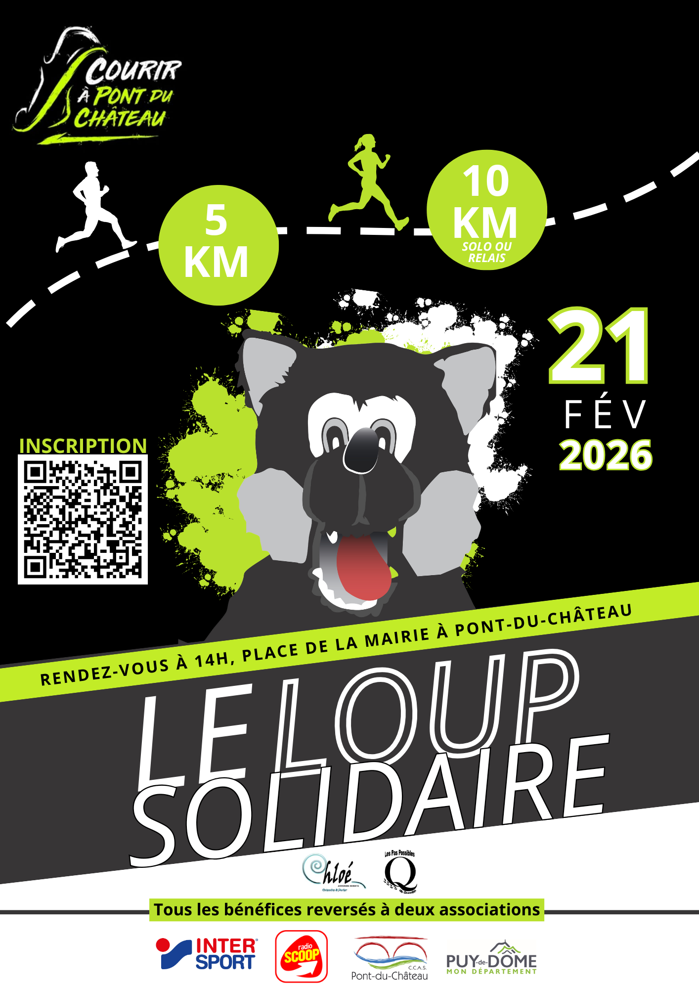 Affiche Loup Solidaire 2026